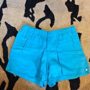 Lilly Pulitzer Lilo linen Short in Bermuda Blue, size M worn once